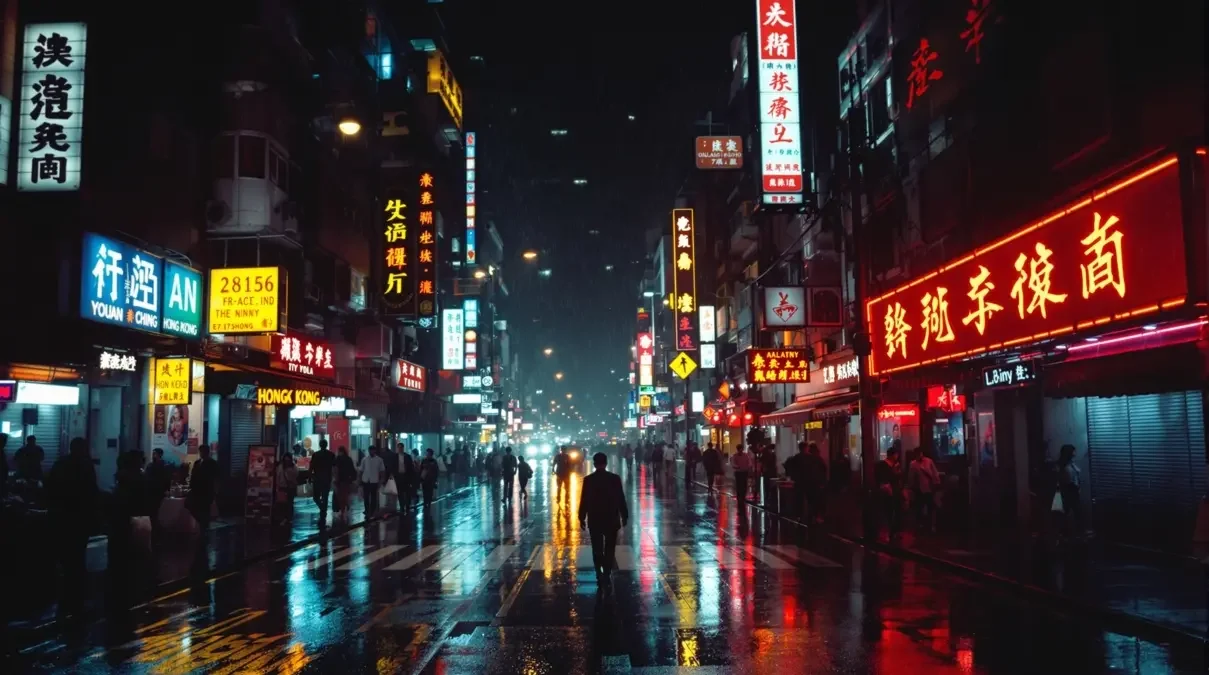 霓虹雨夜 · 都市迷离 - 91牛高清画廊